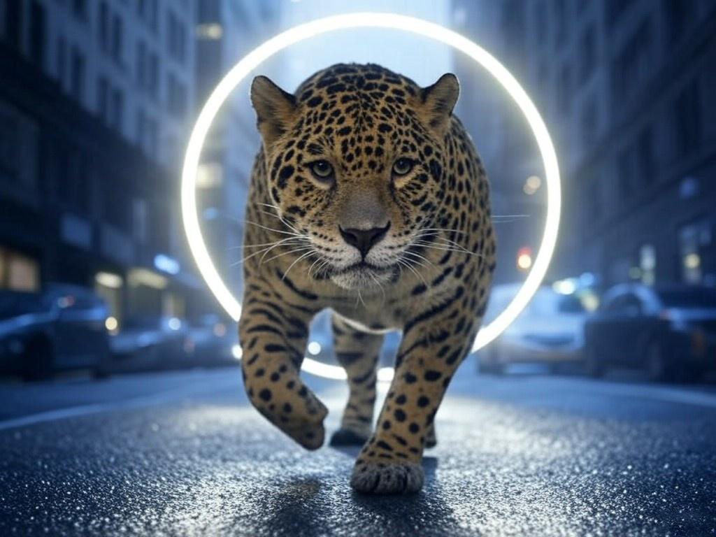 jaguar qui marche